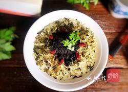 艾叶蒸糯米饭的做法图解11