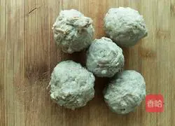 How to make fried beef tendon balls 1