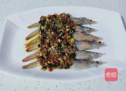 蒜蓉豆豉蒸虾的做法图解6