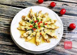 雪汁蒸蛏子的做法图解1