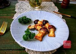 黄油煎松茸的做法图解10