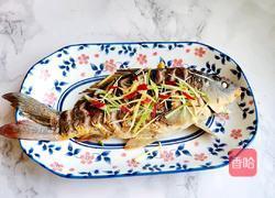 蒸野生鲤鱼的做法图解7