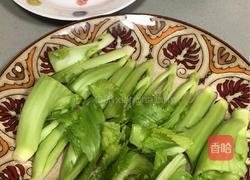 榄菜肉松蒸芥菜胆的做法图解1