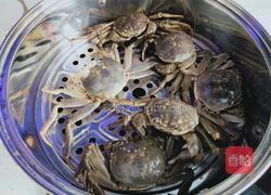 清蒸河蟹的做法图解5
