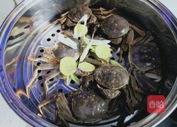 清蒸河蟹的做法图解6