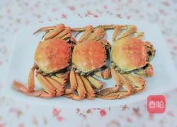清蒸河蟹的做法图解8