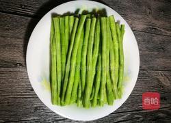 ＃蒸菜＃榄角肉松蒸豆角的做法图解3