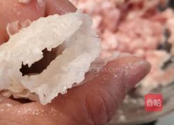 竹荪酿肉的做法图解5