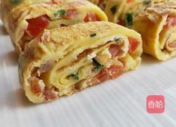 番茄蛋厚烧的做法图解12