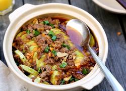 西葫芦肉末锅