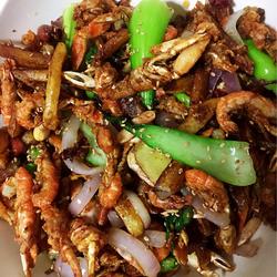 辣炒“tuotui”虾的做法[图]