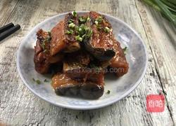 荷叶蒸腊鱼的做法图解13