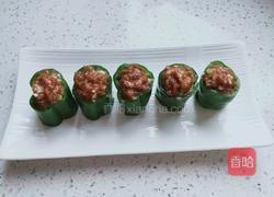 尖椒酿肉的做法图解4