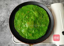 菠菜鸡蛋饼的做法图解11