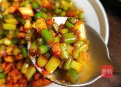 蒜苔炒肉沫的做法图解12