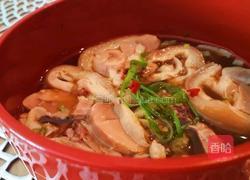 小时候爸爸的蒸肘花的做法图解5