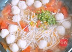 西红柿鸡脯丸子汤的做法图解8