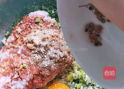 荠菜猪肉丸子的做法图解4