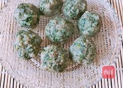 荠菜猪肉丸子的做法图解12