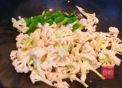 快手干煸菜花的做法图解5