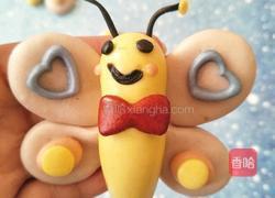 翩翩起舞的花蝴蝶馒头的做法图解29