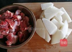 花椒牛肉萝卜汤的做法图解1