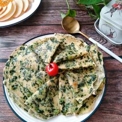 菠菜蛋饼的做法[图]