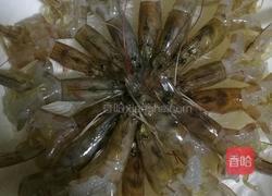蒜蓉粉丝开边虾的做法图解2