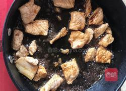 平菇炒花菜的做法图解3