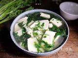 野芹菜叶豆腐汤的做法[图]