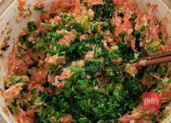 Illustration of how to make shepherd's purse (wild vegetable) dumplings 4