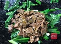 蒜苗炒猪肝的做法图解12