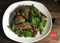 蒜苗炒猪肝的做法图解14