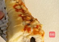 葱香芝士肉松火腿面包的做法图解8