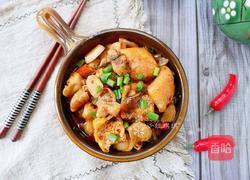 酸菜油豆腐烧肥肠的做法图解12