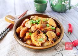 酸菜油豆腐烧肥肠的做法图解13