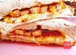 土豆鸡蛋三明治的做法图解14