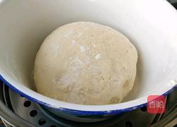 韭菜菠菜素包子的做法图解4