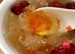 桂花皂角米桃胶银耳羹的做法图解8