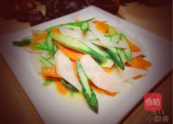 芦笋胡萝卜炒山药的做法图解9