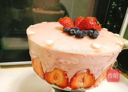 6寸草莓慕斯蛋糕(纯手工)的做法图解26