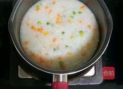 鲜虾豌豆粥 (宝宝辅食)的做法图解10