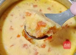 番茄虾仁馒头布丁 (宝宝辅食)的做法图解10