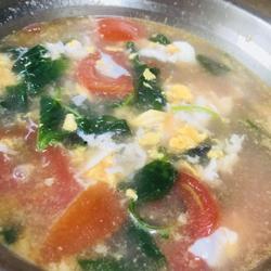 西红柿鸡蛋苋菜汤的做法[图]