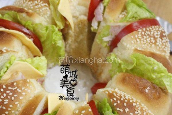 花环面包