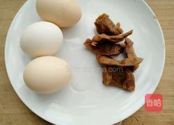 菜脯（萝卜干）煎蛋的做法图解1