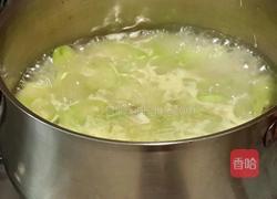火腿菌菇丝瓜汤的做法图解7