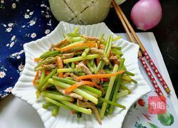 蒜薹炒肉丝的做法图解10