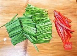 韭菜豆腐的做法图解3