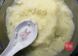 Illustration of how to make volcanic mashed potatoes 8
